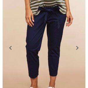 Under Belly Poplin Crop Pants